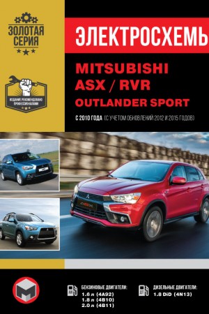 Книга по ремонту и обслуживанию Mitsubishi ASX Руководство по ремонту и эксплуатации Mitsubishi ASX