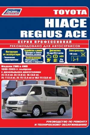 Руководство по ремонту и эксплуатации Toyota Hiace