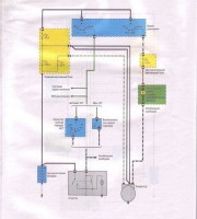 Схема главного монтажного блока Mazda 626