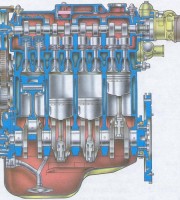 Схема двигателя