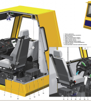 Регулировка рулевой колонки БелАЗ 75131