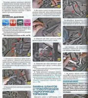 Замена шлангов и трубопроводов