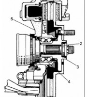 Ступица передней оси Toyota Corolla 100