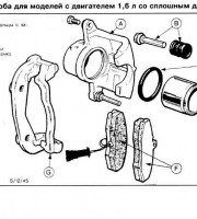 Замена тормозных колодок