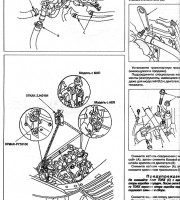 Снятие двигателя Honda Accord 8