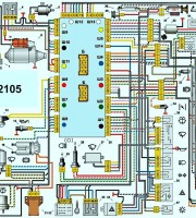 Схема электрооборудования ВАЗ 2105