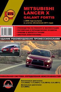 Руководство по обслуживанию Mitsubishi Galant Книга по ремонту Mitsubishi Galant